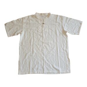 Men's X-Large Short Sleeve 1/4 Close‎ Shirt